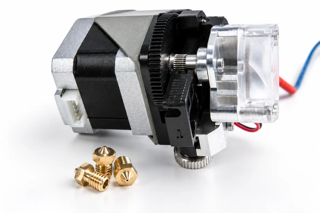 3D printer hotend and nozzle options for different printing applications